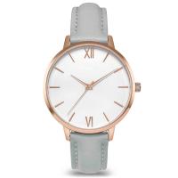 3 montres-bracelet de évaluation de dames de quartz de l'eau d'atmosphère avec la courroie occasionnelle mince
