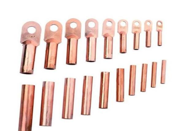 Copper Alloy Casting Copper Ring Terminals High Precision Sand Blasting Surface