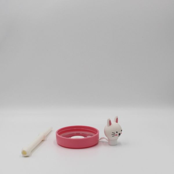 Plastic Tritan School Water Bottle For Baby Girl Straw Drinking