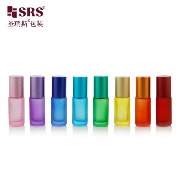BLPM-5ML SRS Wholesale Clear Transparent Mold Thick Wall Hard Glass Roll On Bottle For Essential Oil No Leakage