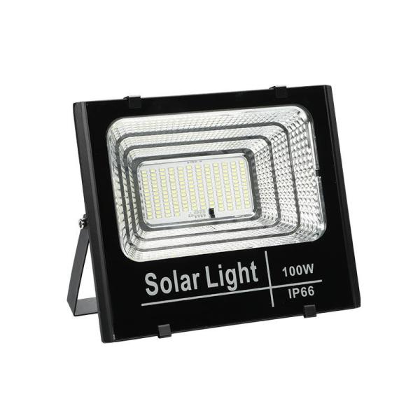 100W Solar Led Flood Outdoor Remote Control Aluminum Security Led Solar Flood Light
