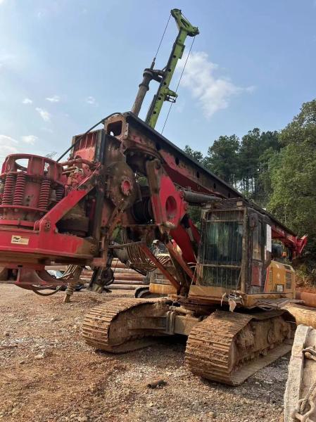 Used Shacman SR155 Direct Rotary Drilling Rig 6.373L With 5~35 Rpm Resolution