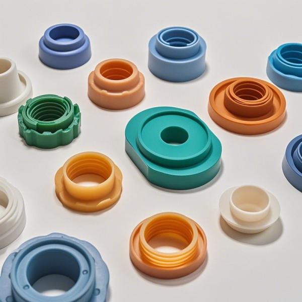 20-90 Shore A Temperature Resistance Custom Color Silicone Moulding Parts
