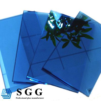 Excellent quality 4mm Reflective Glass Dark Blue