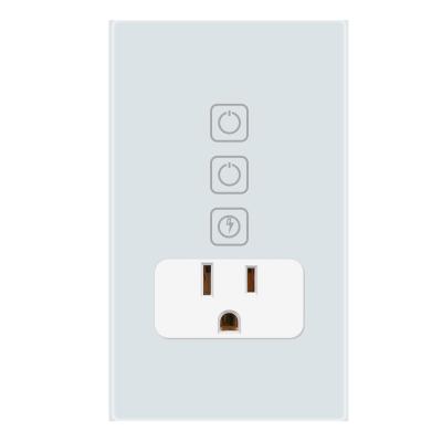 Customized Smart Socket AC110V - 240V 2 Gang Wifi Smart Switch Convenient Power Monitor