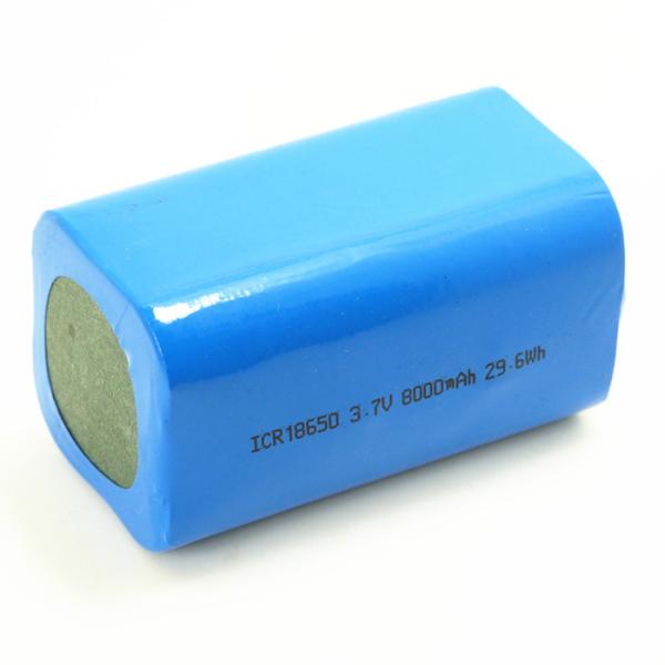 Portable 18650 Lithium Ion Battery Pack , 3.7 Volt Rechargeable Lithium Ion Battery