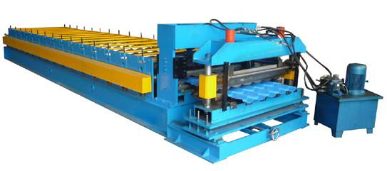 Gcr15 Chrome Coated Steel Roof Tile Forming Machine