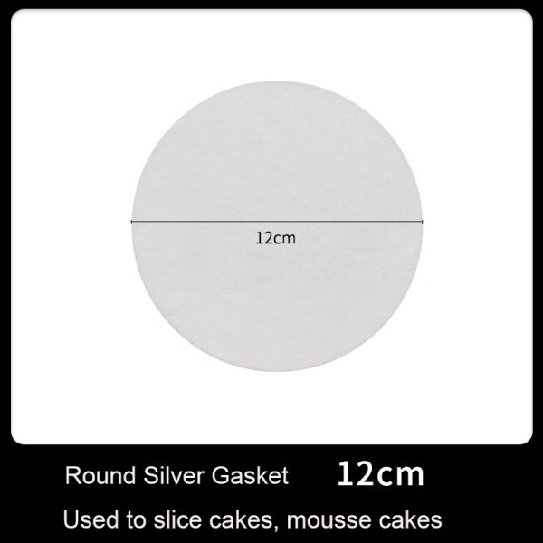 Direct Exquisite Food Grade Circle Cardboard Cake Paper Boards Round Silver Base Tray
