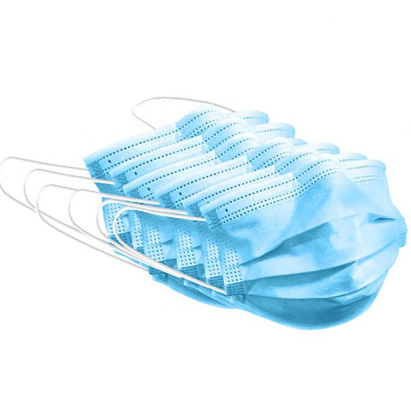 3 Ply Breathable Medical Mouth Mask , Disposable Protective Face Mask