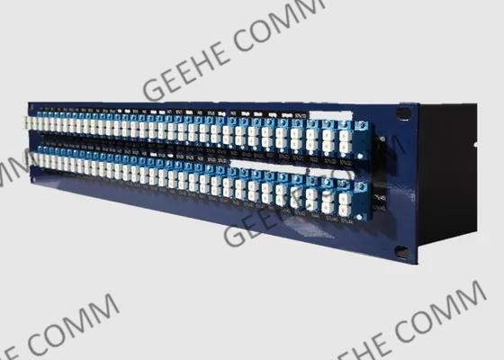 19 Inch 2U Multimode 96 Port LC Duplex Patch Panel