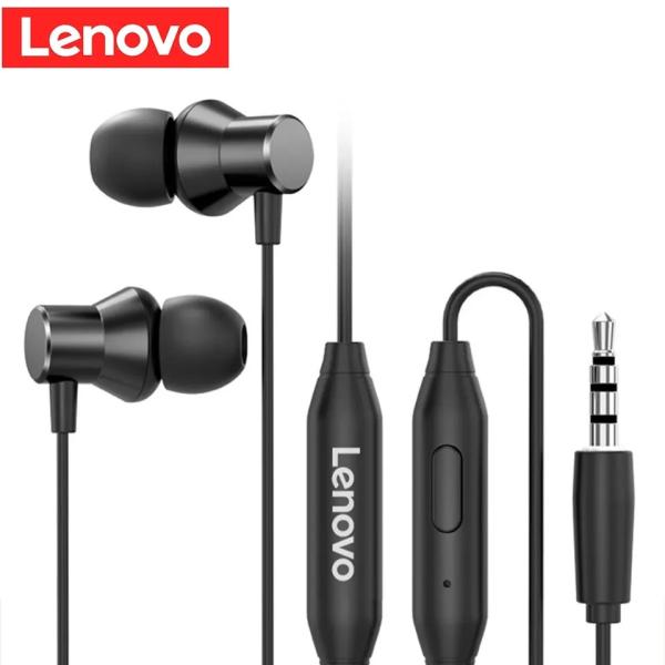 Lenovo HF130 Comfortable Wired Earbuds 88dB Sensitivity Leak Proof TPE Material