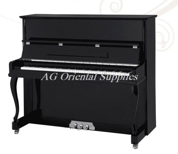 88-KEY Acoustic wooden upright Piano With Stool black polished color AG-123H4