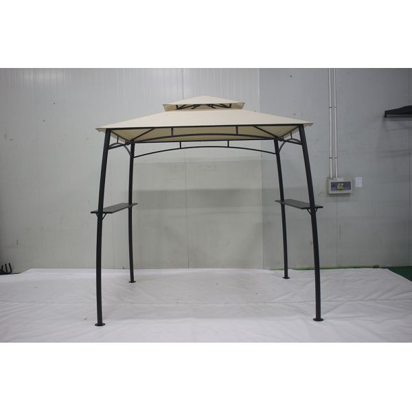 Customizable Metal Frame Garden BBQ Grill Gazebo for Outdoor Entertaining