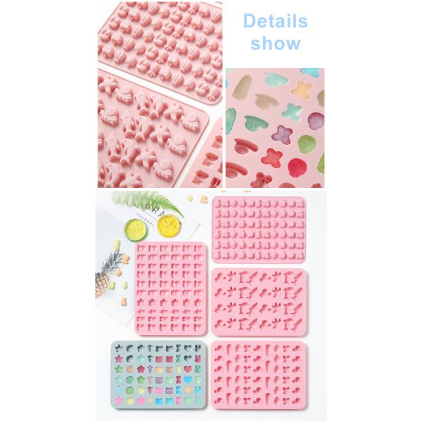 Odorless Non Stick Mini Animal Shape Silicone Baking Moulds