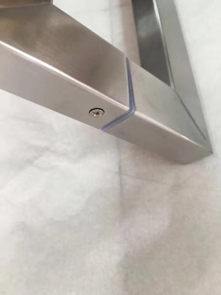 Custruction Big5 Brush No.4 Satin Stainless Steel Pipe Tube Door Handle In Foshan Manufacturer