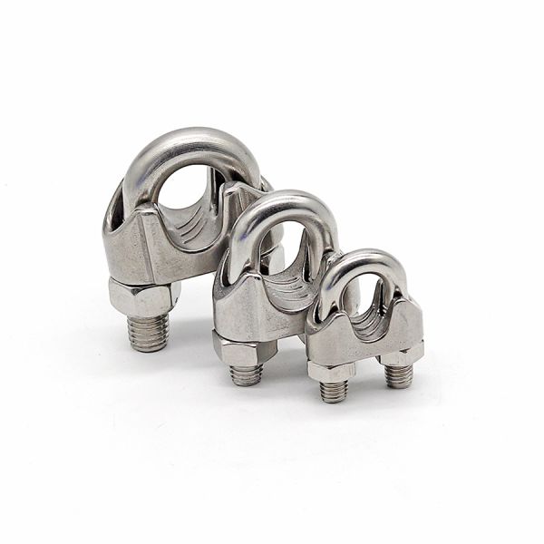 New Stainless Steel Rigging Hardware Mono Double Clamp Easy Installation