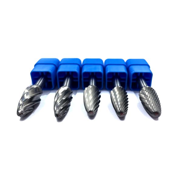 Long Shank 10 Pieces of Tungsten Carbide Burr 1/4 Inch Tool Long Drill Bit for Metal Grinding Carbide Burr Manufacturer