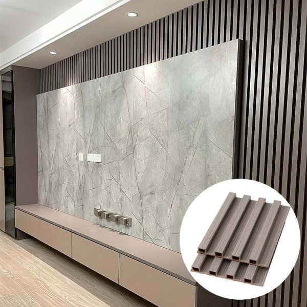150*8 Waterproof Wall Panels For Indoor WPC Wall Cladding