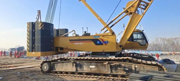 XGC150-1 5 Numéro d'arbre Grue à rampe avec une capacité de levage de 130 tonnes à un prix abordable