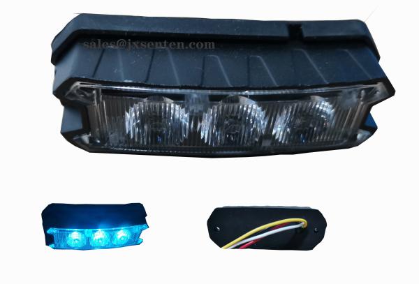 Amber DC12-24V Led warning head light , Grille light , Luces de trabajo，LED Lightheads，Lampy  Stroboskopowe STL-310D