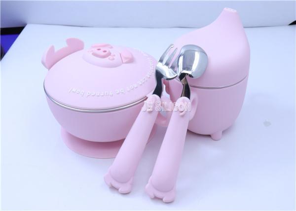 Reuseable Food Grade Silicone Rubber Bowl Oil Friendly Turning Over Prevention