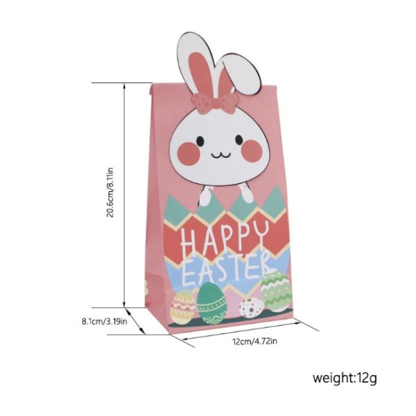 Сумки 12g на вынос бумаги еды дня пасхи Biodegradable для хлеба торта