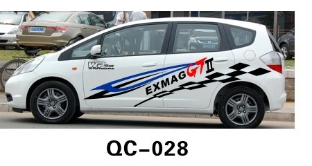 Car Body Sticker QC-028B / Car Respect PVC Full Body Sticker