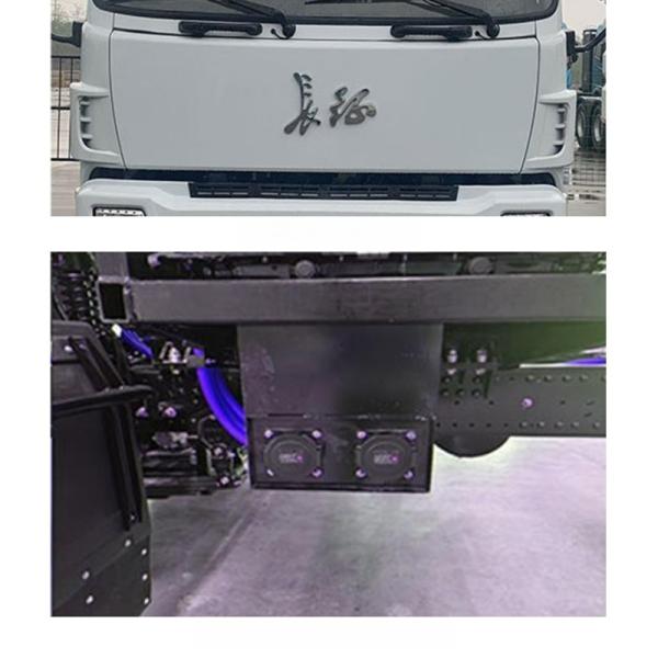 18000KG Pure Electric Sanitation Truck 6 Wheels Garbage Truck With Compactor