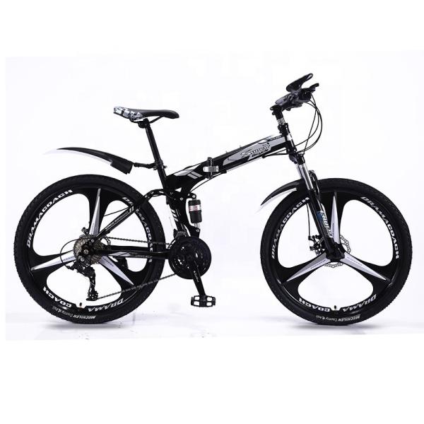 Soft-tail Frame Mountain Bike 200KG Load Capacity carbon Steel Bicycle 20/24/26 Inches Full Suspension Folding Customized