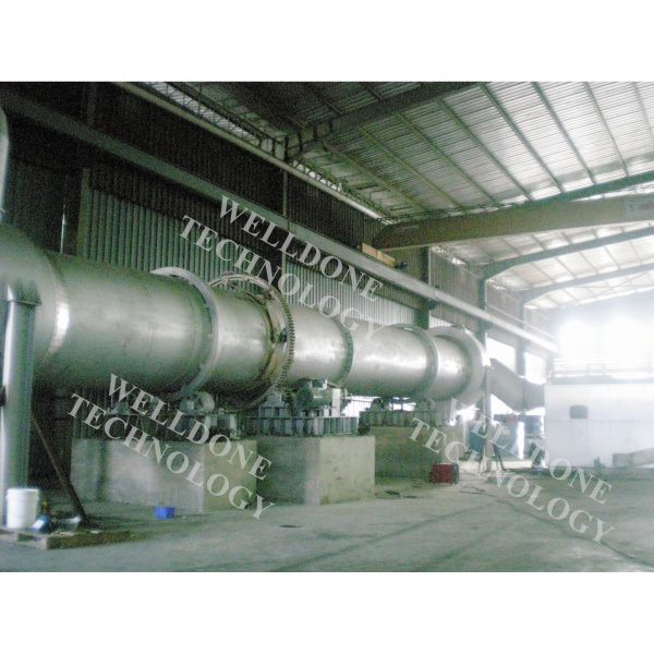 Большой сушильщик роторной печи жизненного периода длинной жизни уровня производства для химиката и продуктов питания