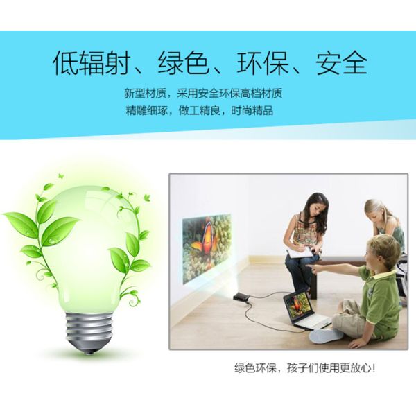 Home Mini Projector/Office M-business High definition/Outdoor Sport Portable Projector