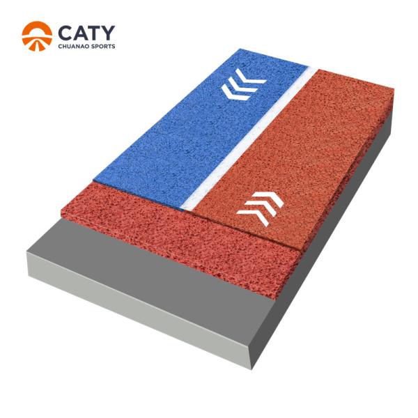 Safety-Enhanced Multi-Use EPDM Recreational Trails For Jogging Track , Cycling Track & Wheelchairs