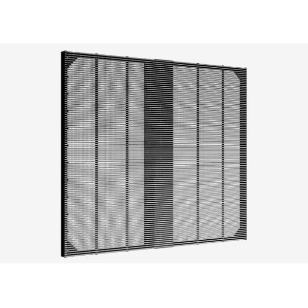 Pantalla de rejilla transparente P2.6 500*500mm 4500cd Pantalla LED de video para interiores para publicidad