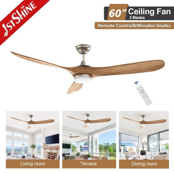Ventilador de teto LED 220V personalizável com WiFi e 4000k Temperatura de cor por 1stshine