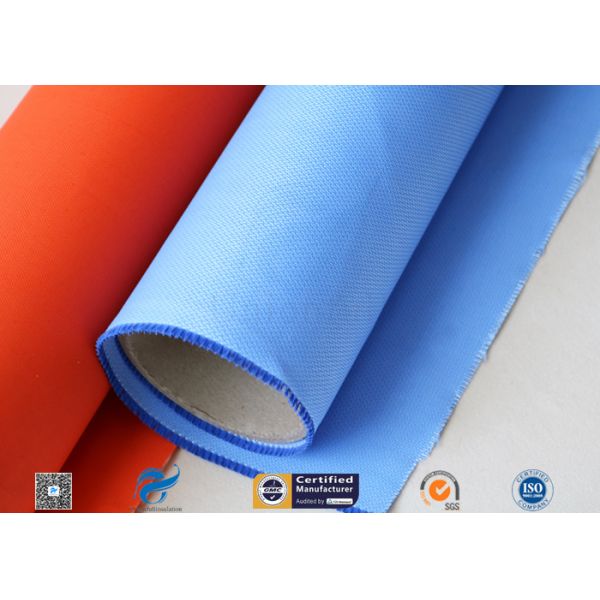 E-glass 0.5mm Silicone Coated Glass Cloth For Heat Insulation Cover