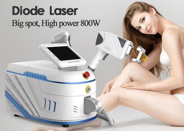 High Efficiency Diode Permanent Hair Removal Machine 1 - 10Hz Pulse Frequency