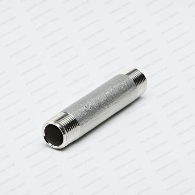 NPT 316 Stainless Steel Forged Pipe Fittings JIS High Pressure Barrel Nipples