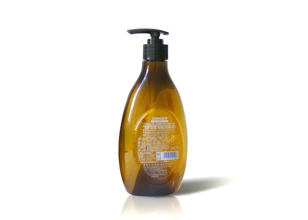 Elegant Dark Green Plastic Cosmetic Bottles For Body Wash 100ml 300ml 500ml