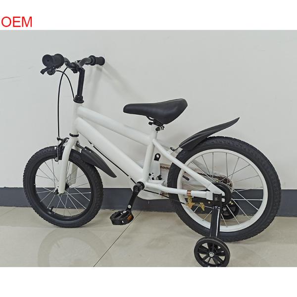 Crianças 16 polegadas com rodas de treinamento Bicicleta bebê de 6 anos de idade andar de bicicleta