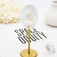 316 brincos que de aço inoxidável da joia da forma o ouro parafusa para trás perfurações da orelha enchem brincos