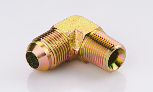 Male BSP Thread Adapter  Elbow Jis Gas Male  60 Degree Cone Seal 1st9 - Sp