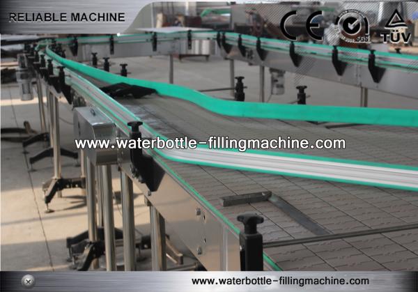 Soda / Tea Plastic Auxiliary Equipment Bottle Conveyor System Electric Driven Type