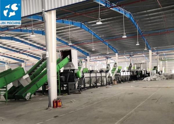 customized 300kg/H anti rust HDPE PP PE Film Recycling Line