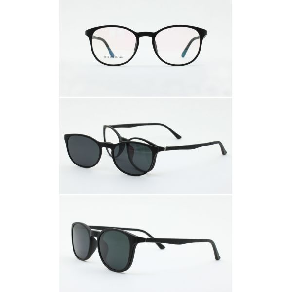 Polarized Magnet Clip on Sunglasses UV Protection/ Anti-glare Round Magent Clip Driving/Fishing/Outdoor Unisex glasses