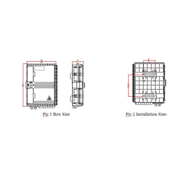 Fiber Optic Splitter Box LGX Module 1x16 PON Netowrk Outdoor Pole Mount
