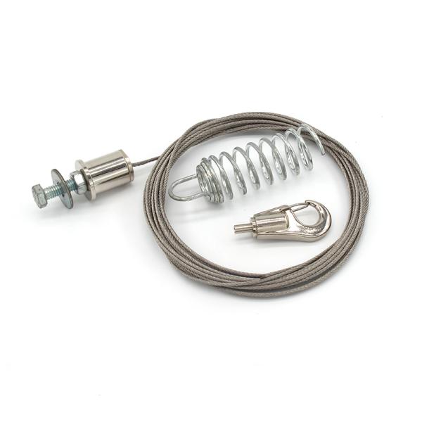 OEM Customized Wire Rope Suspension Kit Cable Gripper Hanging System for Acoustic Panel Cable Clips Cable Management Category