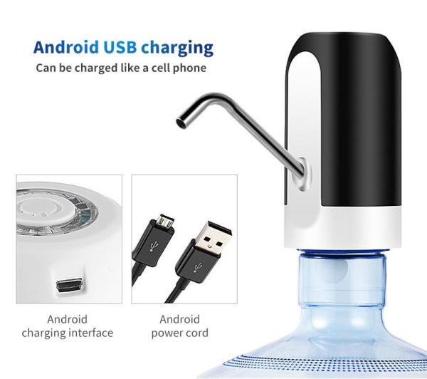 USB Charging Electric Water Dispenser Pump With Food Grade ABS Material