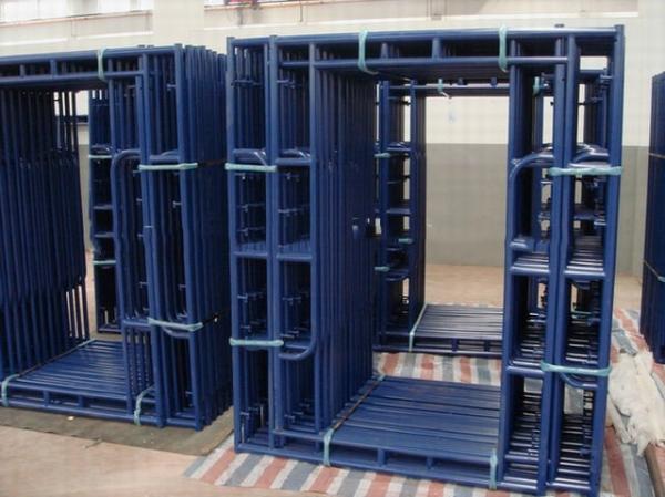 Zinc Coated Scaffolding Shoring Frame U Shape / H Shape For Fall Protection
