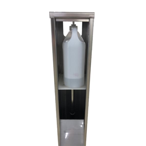 Suporte livre do distribuidor de aço inoxidável de grande volume do Sanitizer da mão da bomba do pedal de um Touchless de 1 galão