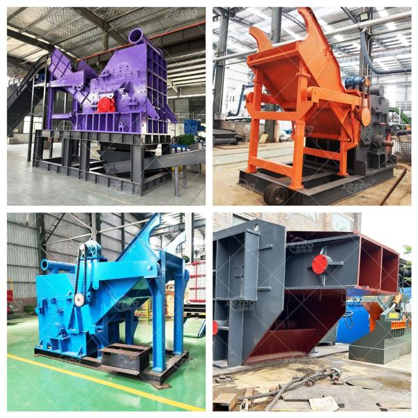 Factory Sale Scrap Steel Scrap Aluminum Hammer Mill Metal Crusher Machine Scrap Iron Crusher Scrap Metal Recycling Crusher